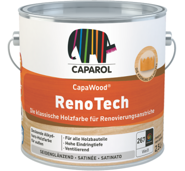 Caparol CapaWood RenoTech weiß
