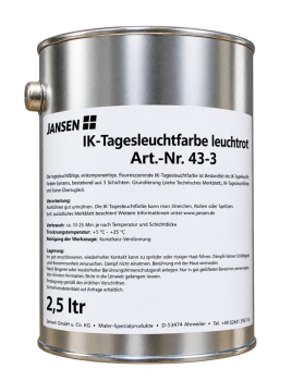 JANSEN 1K-Tagesleuchtfarbe