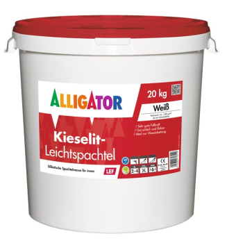ALLIGATOR Kie­s­elit Leichtspach­tel LEF 20 Kg