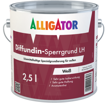ALLIGATOR Diffundin Sperrgrund LH 2.5 Liter