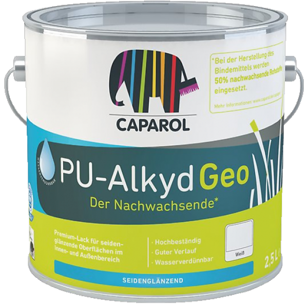 Caparol PU-AlkydGeo / Capagreen PU-Alkyd AquaHochglänzend Weiß