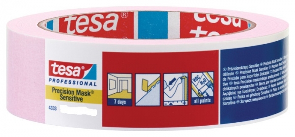 Tesa Präzisionskrepp® Sensitiv 4333 50m x 25mm