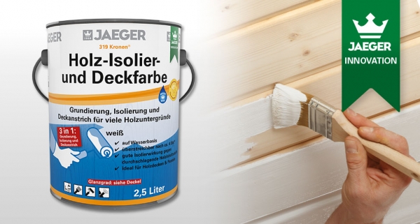 Jaeger Kronen® Holz-Isolier- und Deckfarbe 319