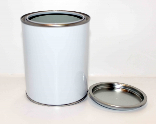 Leerdose aus Metall innenlackiert 1 Liter