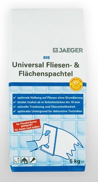 Jaeger Universal Fliesen- und Flächenspachtel 808 5 Kg