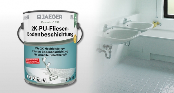 Jaeger Kronalux® 2K-PU-Fliesenboden-Beschichtung 899 Weiß