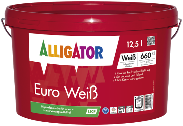 ALLIGATOR  Euro Weiß LKF weiß