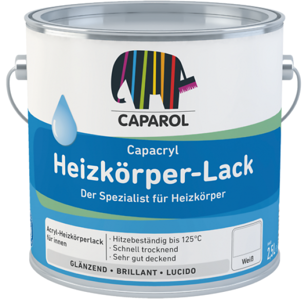 Caparol Capacryl Heizkörper-Lack Weiß