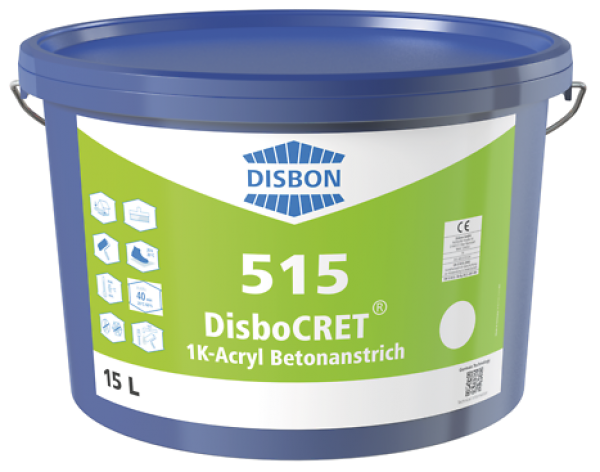 Caparol DisboCRET 515 1K-Acryl-Betonfarbe weiß 15 Liter