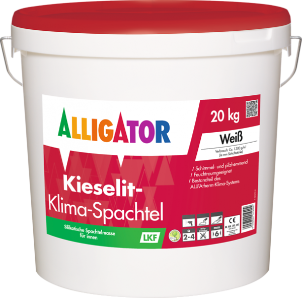 ALLIGATOR Kie­s­elit Kli­ma Spach­tel LKF 20 Kg