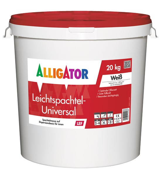 ALLIGATOR Leichtspach­tel Universal LEF 20 Kg