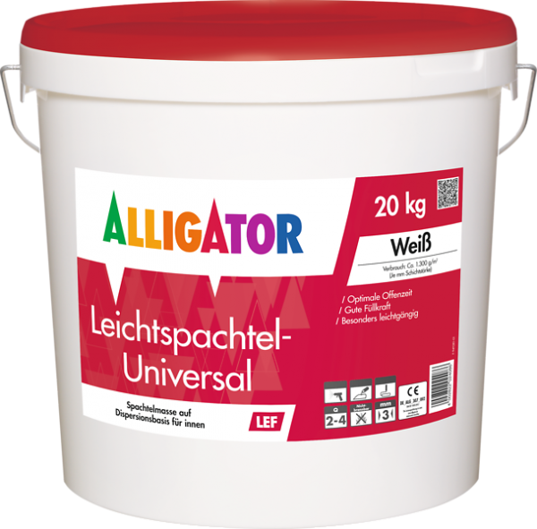 ALLIGATOR Leichtspach­tel Universal LEF 20 Kg