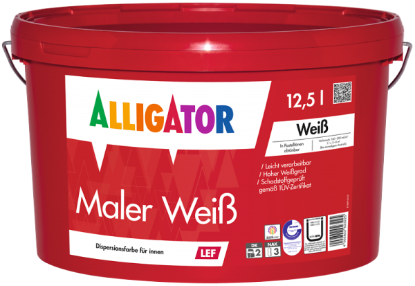 ALLIGATOR  Maler Weiß LEF