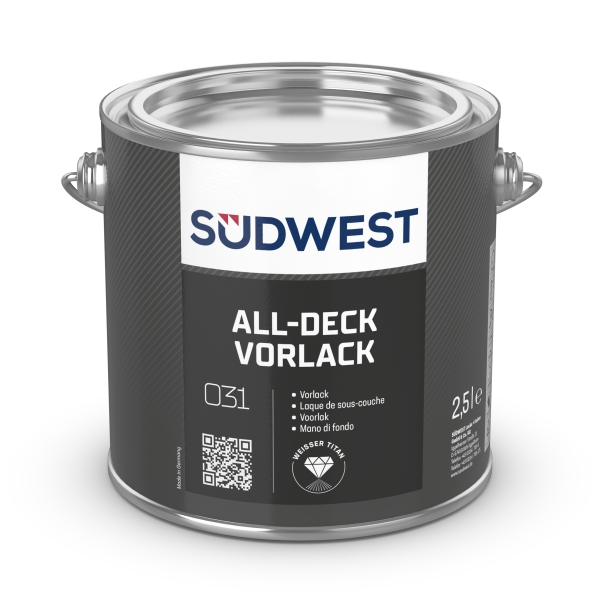 SÜDWEST All-Deck Vorlack 9100 weiß O70