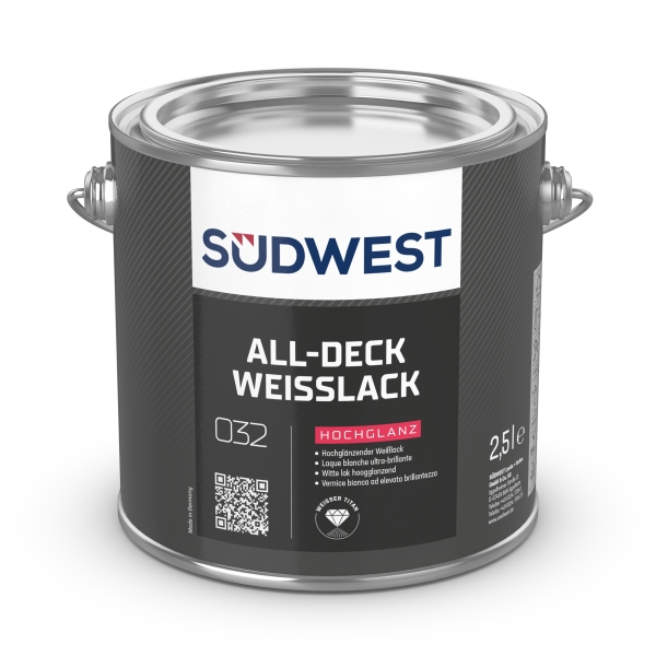 SÜDWEST All-Deck Weißlack Hochglanz