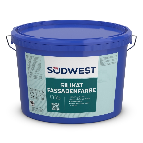 SÜDWEST Silikat Fassadenfarbe 9110 weiß