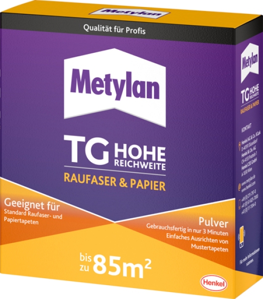 Metylan TG Hohe Reichweite Raufaser & Papier Pulver