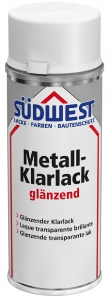 SÜDWEST Metall- Klar-Lack 0901 farblos glänzend 400 ml C60