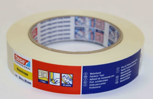 Tesakrepp Malerband 4348 50m x 25mm