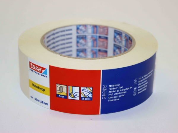 Tesakrepp Malerband 4348 50m x 38mm