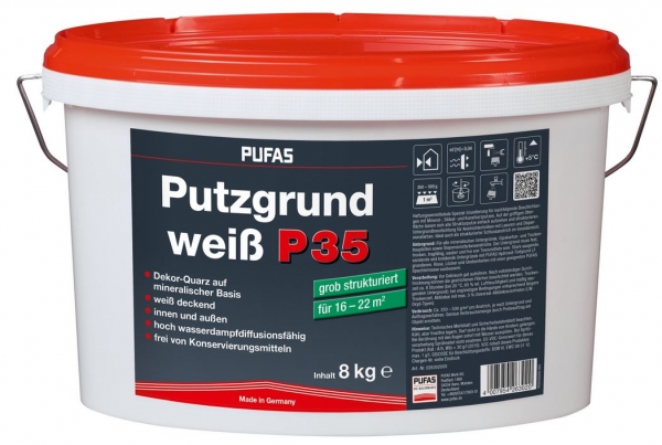 PUFAS Putzgrund weiß P 35 grob