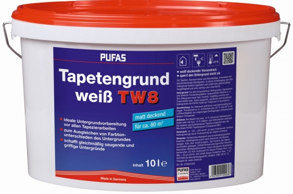 PUFAS Tapetengrund weiß TW8